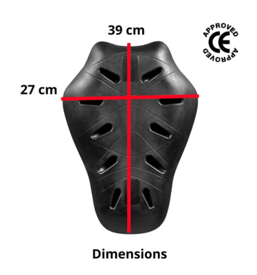 Safetech Viscoflex Armour Insert - Level 2 - Back - Medium