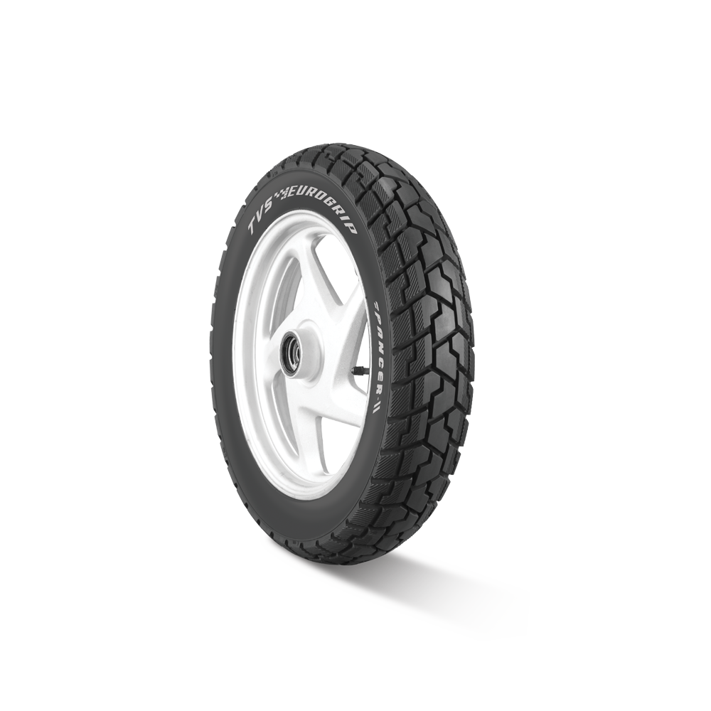 TVS EUROGRIP 90/100-10 53J PANCER II Tubeless Scooter Tyre, Front or Rear