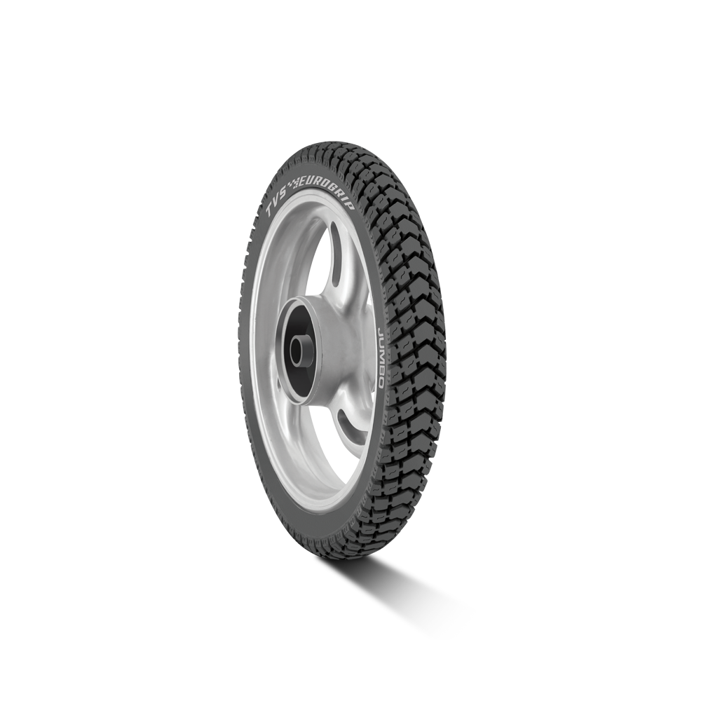 TVS EUROGRIP 90/100-10 53J TEG JUMBO XT Tubeless Scooter Tyre, Front or Rear