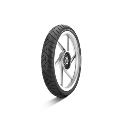 TVS EUROGRIP 90/90-17 49P TBL ATT455F Tubeless Bike Tyre, Front