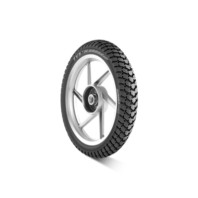 TVS EUROGRIP 100/90-18 ATT 65056 P JUMBO POLYX Tube-Type Bike Tyre, Rear