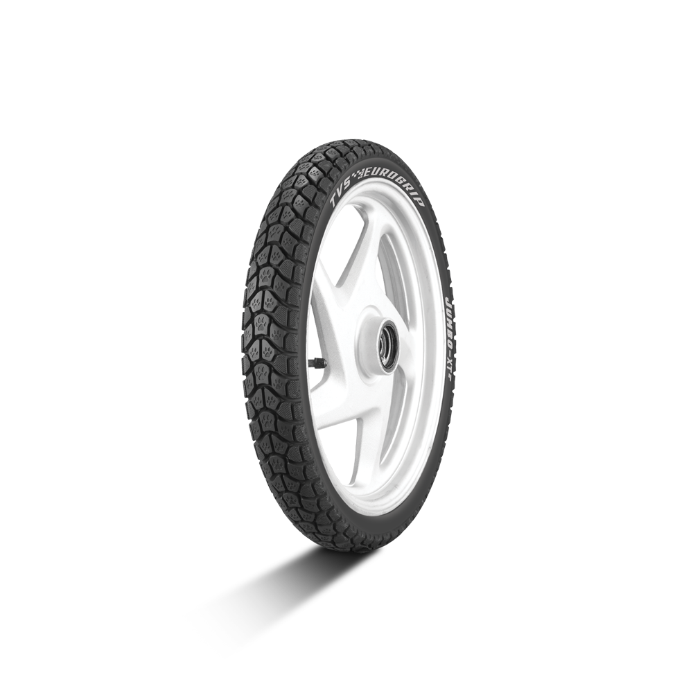 TVS EUROGRIP 80 100 18 54P REINF JUMBO XT Tubeless Bike Tyre Rear