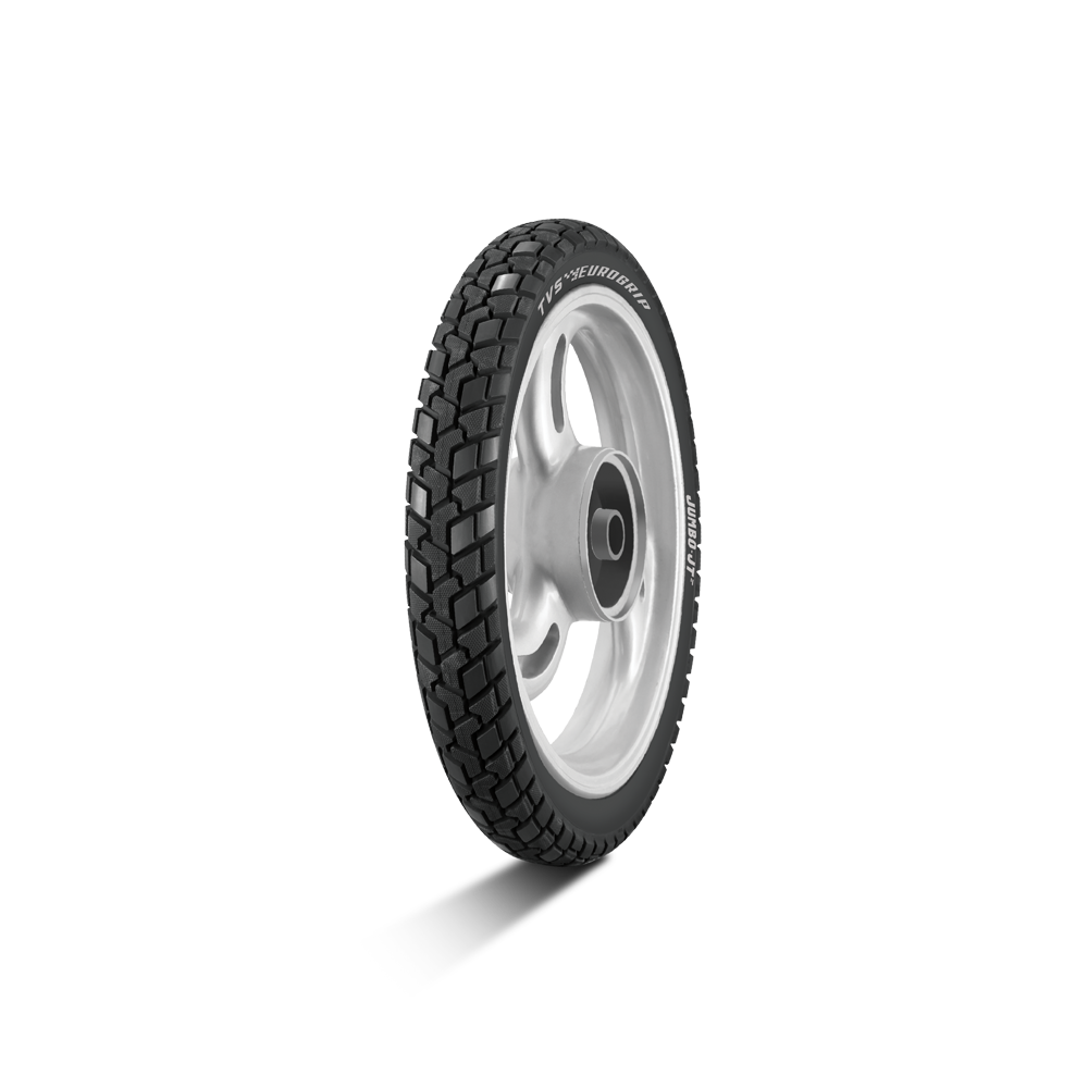 TVS EUROGRIP 3.00-18 52P 6PR JUMBO JT  Tube-Type Bike Tyre, Rear