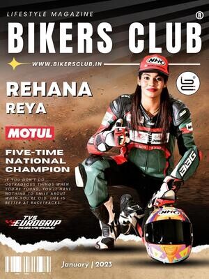 Bikers Club-e-magazine-Jan 2023-Rehana Reya