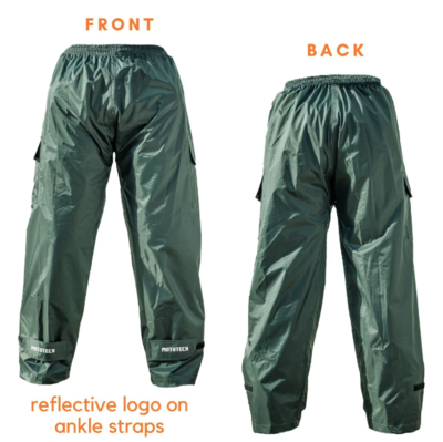 Hurricane TourPro Rain Overtrousers with Cargo Pockets - Waterproof Pants - Dark Grey