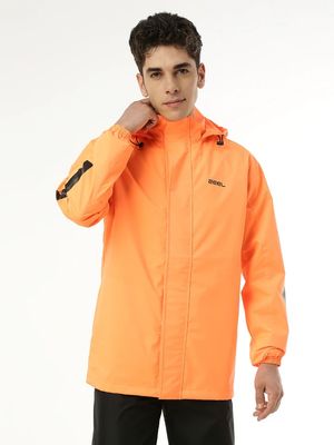 Zeel Men&#39;s Neon Orange Rainsuit