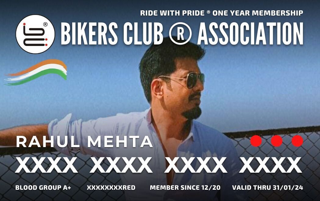 RENEW YOUR MEMBERSHIP + RIDERS TAG + MEDICAL ID + BLOOD GROUP