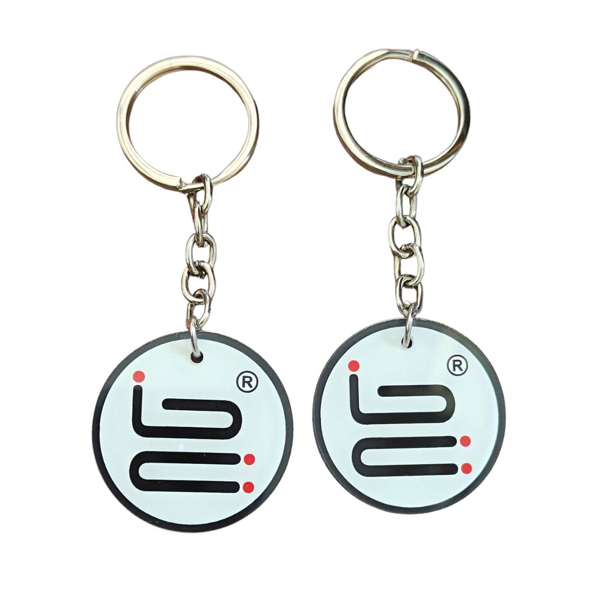 BIKERS CLUB ACRYLIC RING KEY-CHAIN (Set of 4)