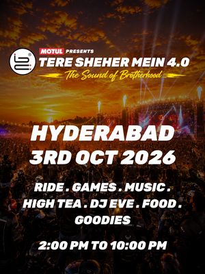 HYDERABAD 3RD OCT 2026