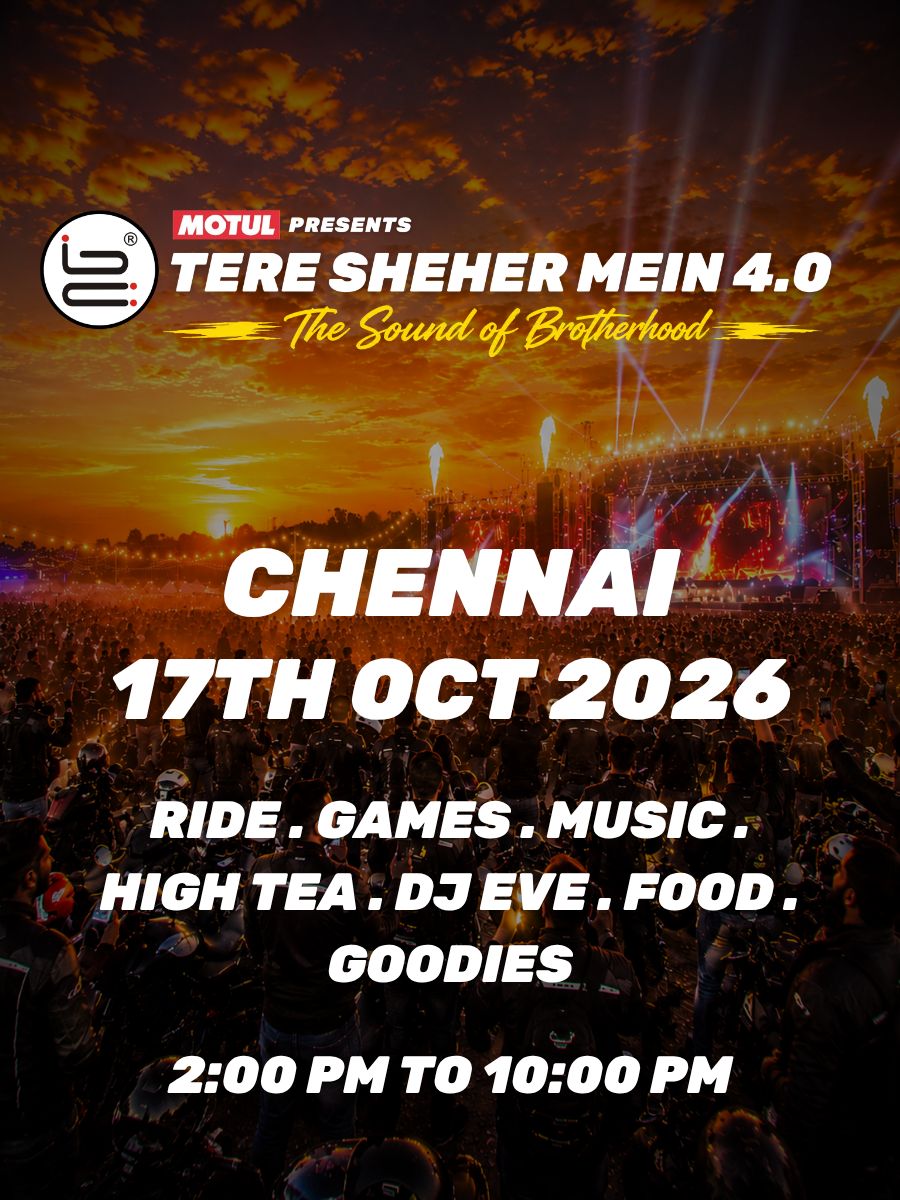 CHENNAI 17TH OCT 2026