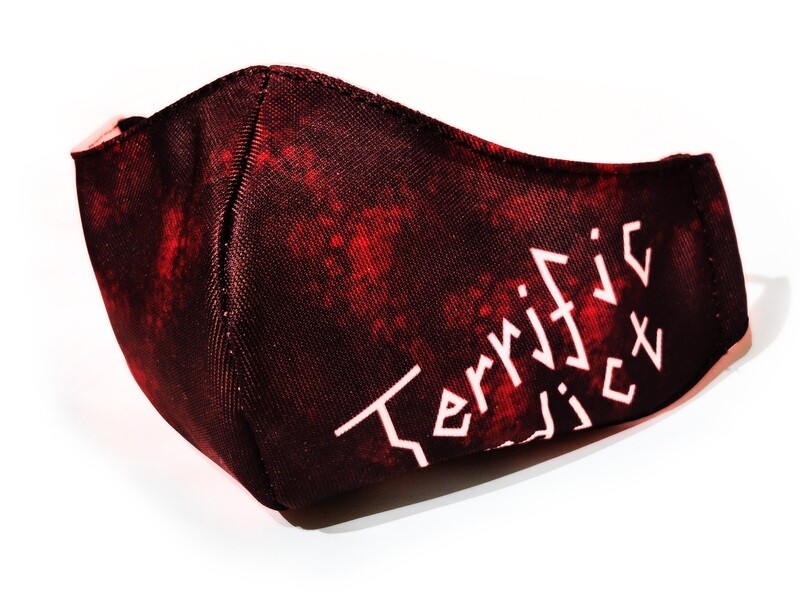 Kasvomaski - Terrific Verdict logolla