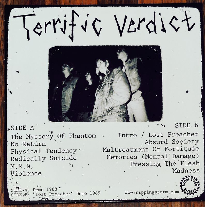 Terrific Verdict - Demos 1988-1989 - LP