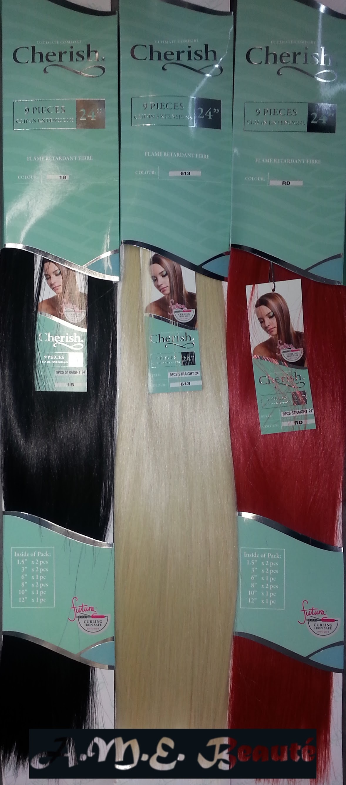 Cherish - Extensions à clips Semi naturelles 9 PCS 14