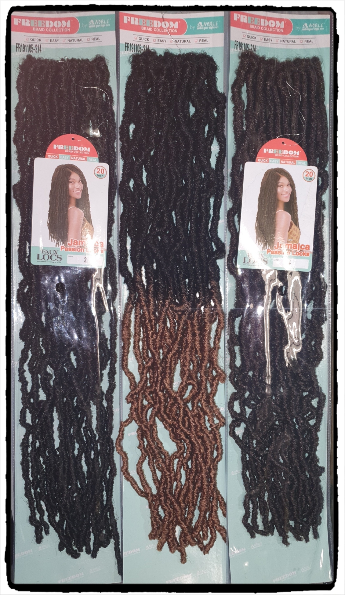 NOBLE Jamaica Passion Locks - Faux Locs