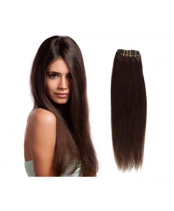Sleek European Weave - 7 pieces Extension Clip In