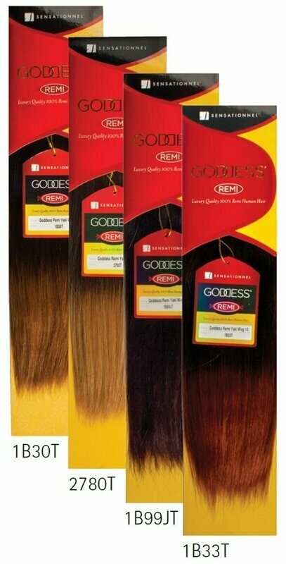 SENSATIONNEL Extensions Goddess Remi Silky Tissage 14"