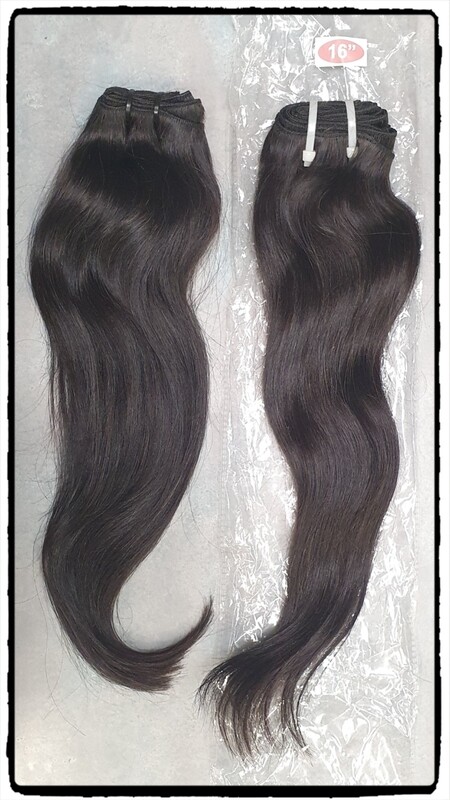 Extensions tissages Indiennes ondulées 100% vierges & remy 16" (40 cm)