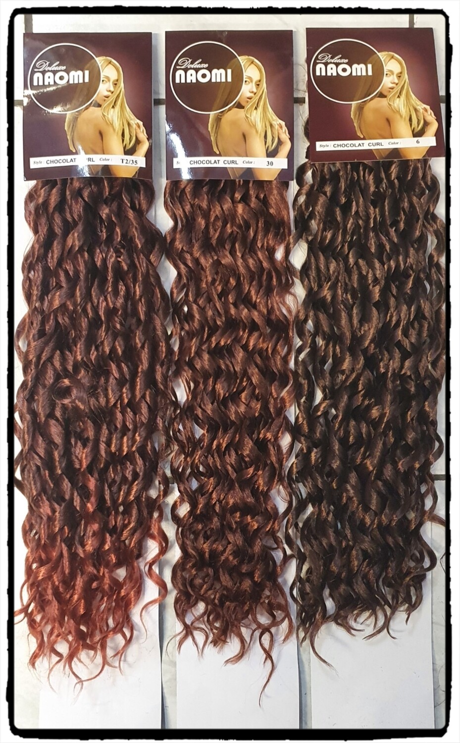 Deluxe NAOMI Chocolate Curl 18"