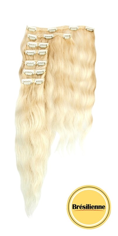 H'ADORA BRESILIENNE Wavy Extensions à Clip 22" #613