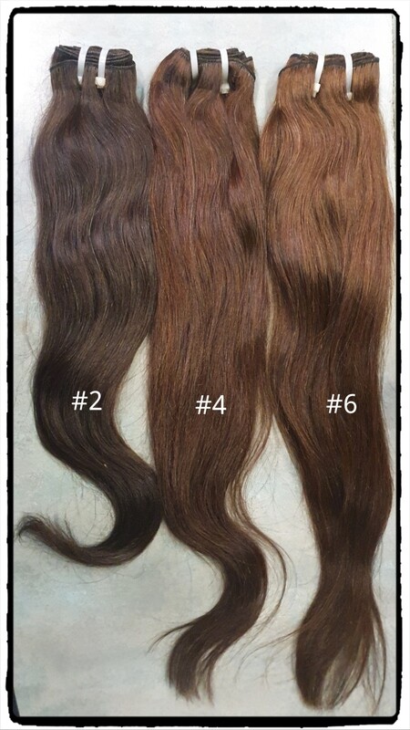 Extensions Tissage indiennes ondulées 100% vierges & remy 19" (48.5cm)