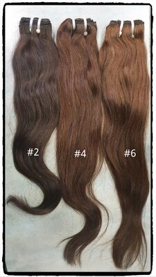 Extensions tissage Indiennes lisses 100% vierges & remy #2 19