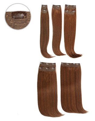Clip-In Glam 8 piece - Extensions à clips - Straight 20