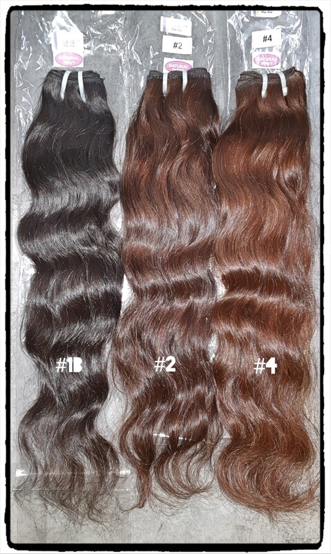Extensions Indiennes ondulées 100% vierges & remy 22" (55cm)