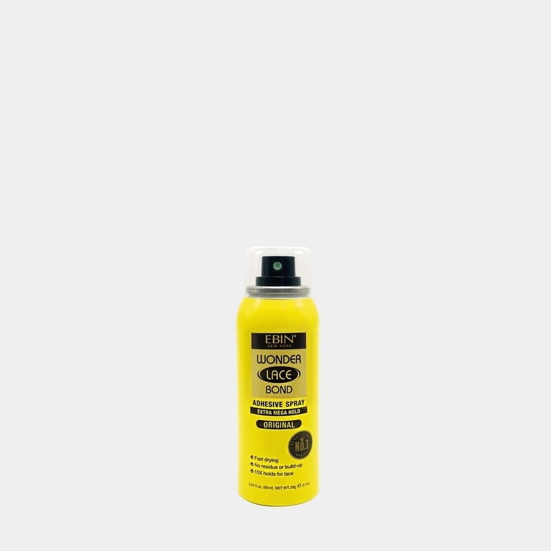 EBIN - WONDER LACE BOND WIG SPRAY ADHÉSIF - TENUE MEGA FORTE 