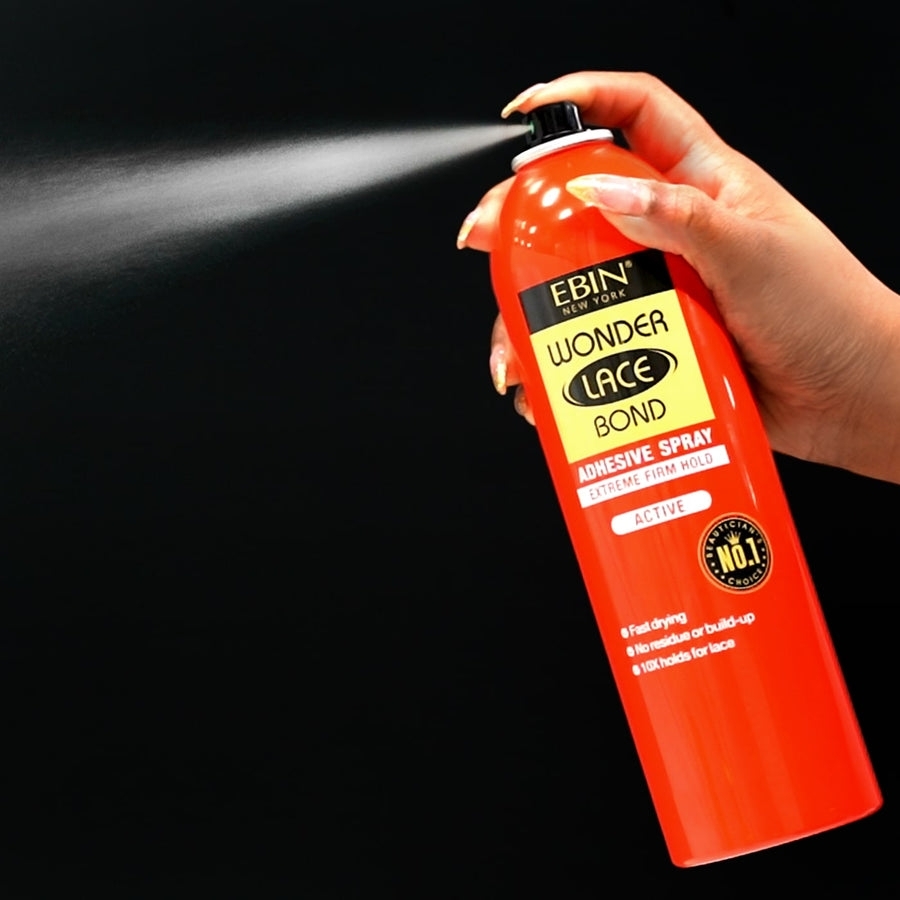 EBIN - WONDER LACE BOND WIG SPRAY ADHÉSIF - TENUE EXTRÊME FORTE (2,7 OZ/ 80 ML)
