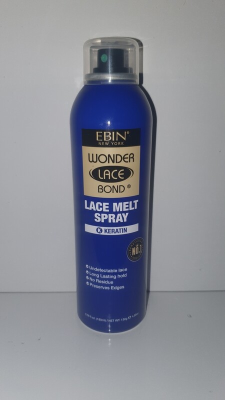 EBIN - WONDER LACE BOND WIG SPRAY ADHÉSIF À LA KERATINE (6,08 OZ/ 180 ML)