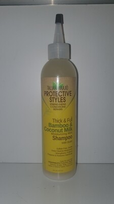 TALIAH WAAJID Protective Styles - Thick &Full Bamboo & Coconut Milk Moisturizing Mint Shampoo with biotin