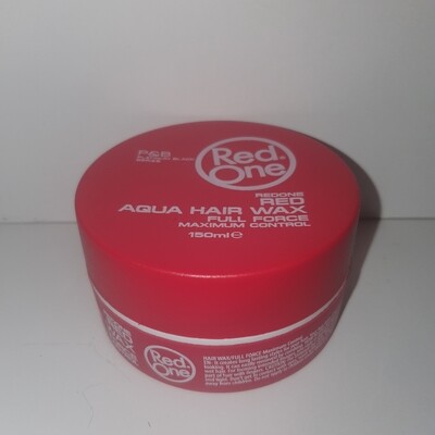 Red One Aqua Hair Wax Maximum control Rouge