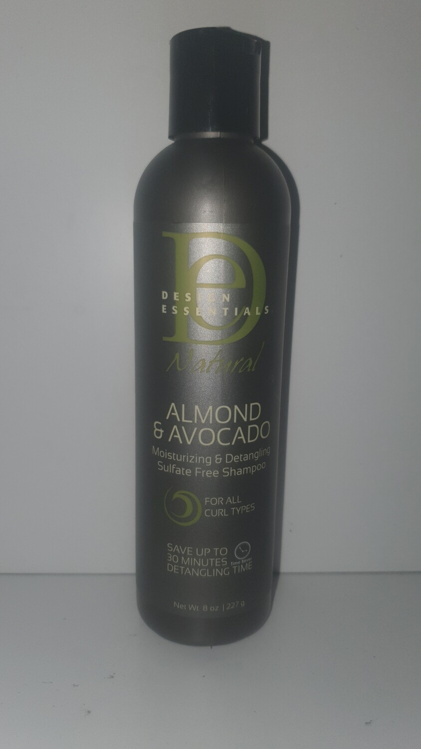 DESIGN ESSENTIAL - Almond & Avocado - Moisturizing & Detangling Sulfate Free Shampoo