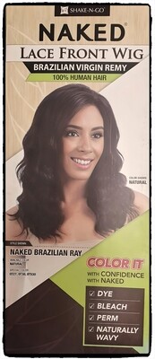 NAKED Perruque Lace Front Brazilian Virgin Remy - RAY