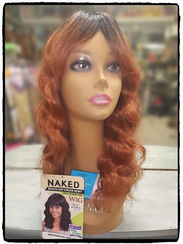 NAKED Perruque Brésilienne Virgin Remy Loose Deep 18"