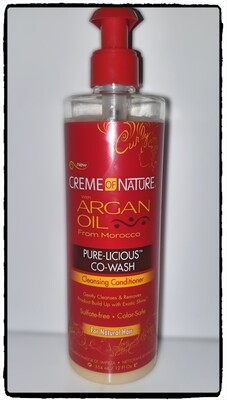 Creme Of Nature Argan Oil - Pure Licious Co-Wash - Cleansing Conditioner