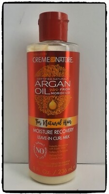 Creme Of Nature Argan Oil - Moisture Recovery Leave-In Curl Milk