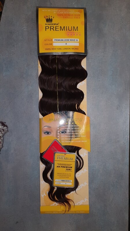 H'ADORA Extensions Tissage Premium 100% Cheveux naturels 18"