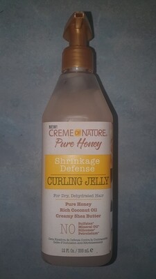 Creme Of Nature Pure Honey - Shrinkage Defense CURLING JELLY