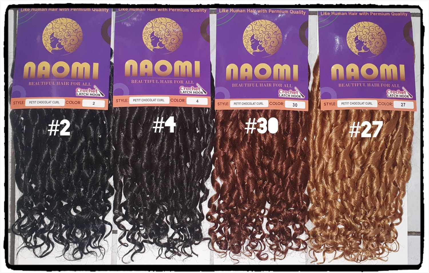 NAOMI Petit Chocolate Curl 12"