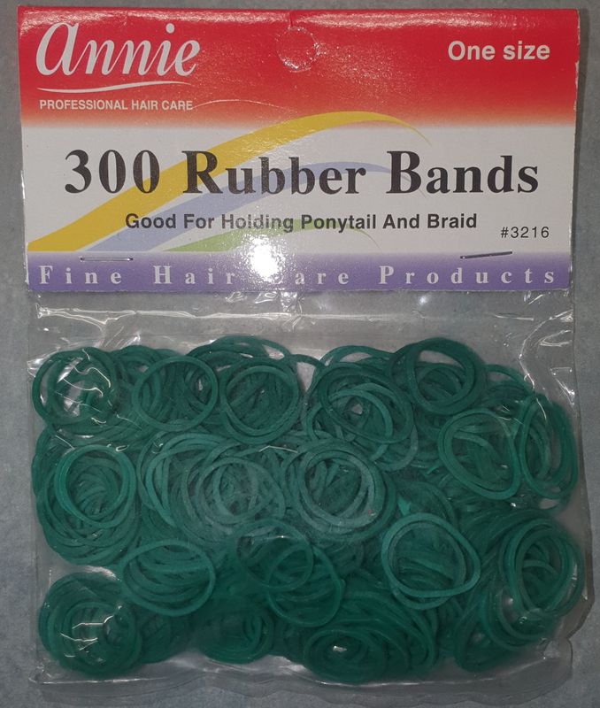 300 Rubber Band ( elastiques vert)
