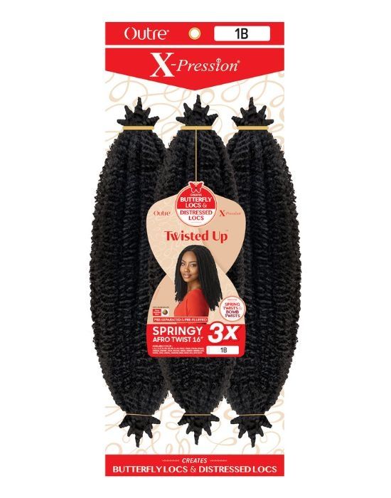 OUTRE - X-PRESSION Twisted Up - Springy Afro Twist 24"