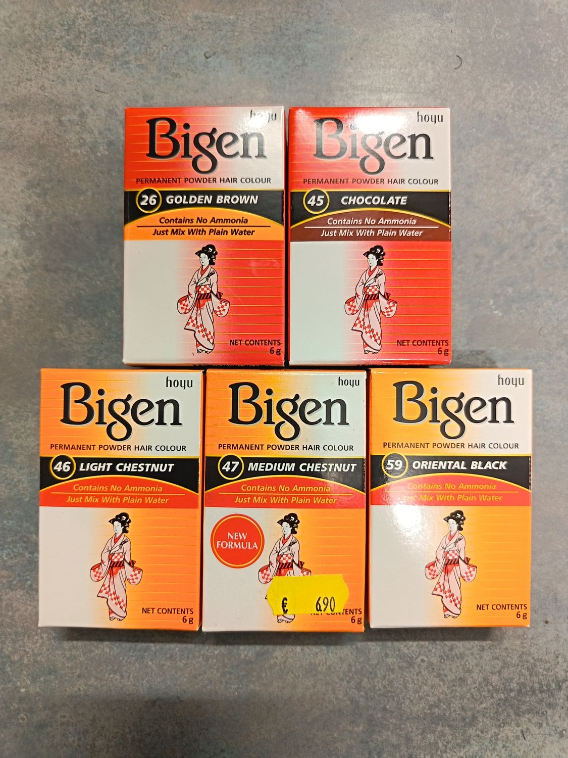 Bigen Coloration en poudre permanente