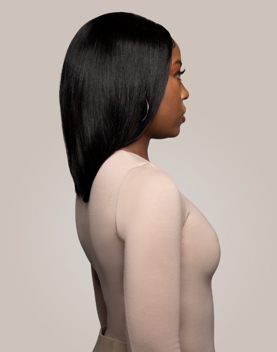 The Feme Collection - Perruque en dentelle (Lace WIG) 13x4 - 100% Cheveux naturels  - Bob12