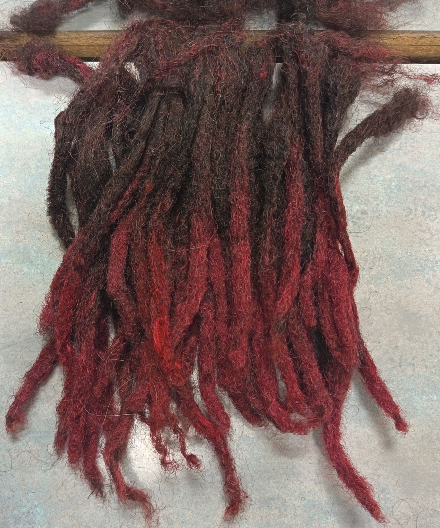Lot de 12 Dreadlocks naturelles 15 - 20 cm