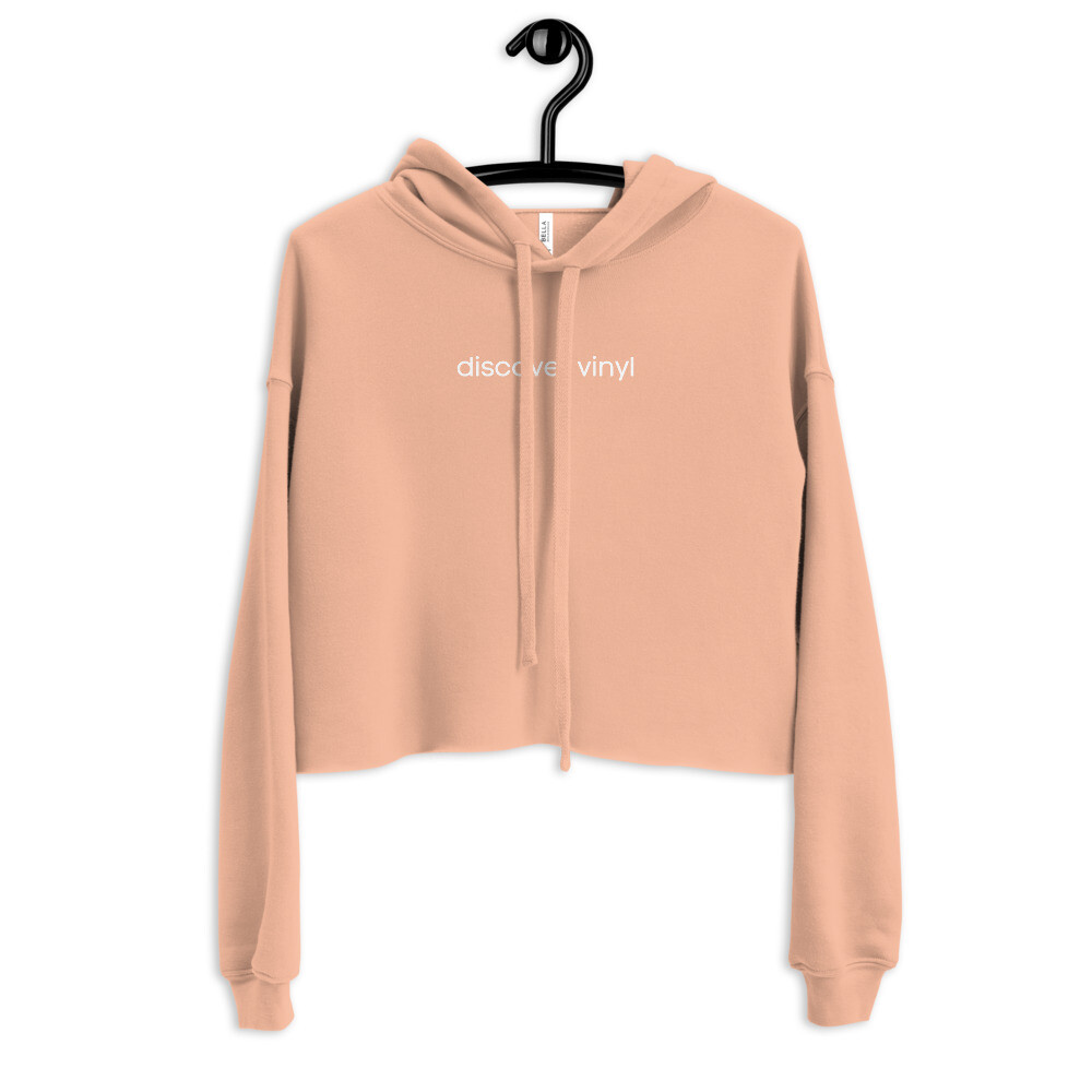 Discover Vinyl Cropped Sweatshirt