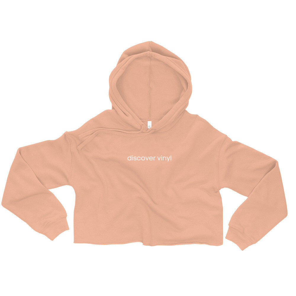 Discover Vinyl Cropped Sweatshirt