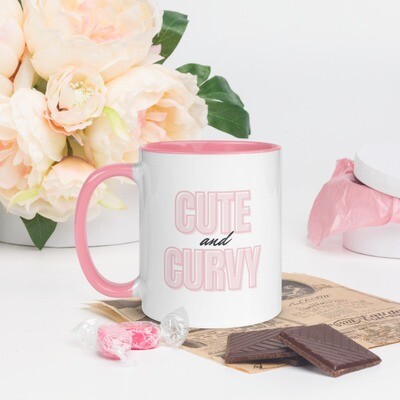 Cute and Curvy Mug with Color Inside
