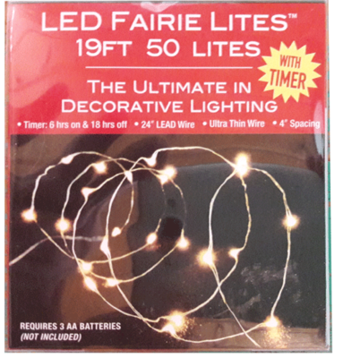 50 Light LED Fairy Lights