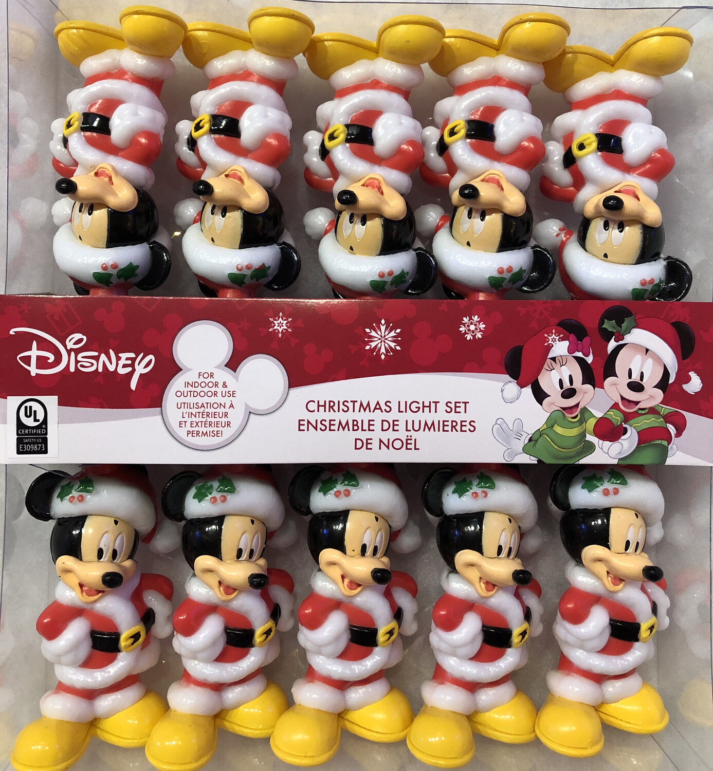 Mickey Mouse Santa Light Set